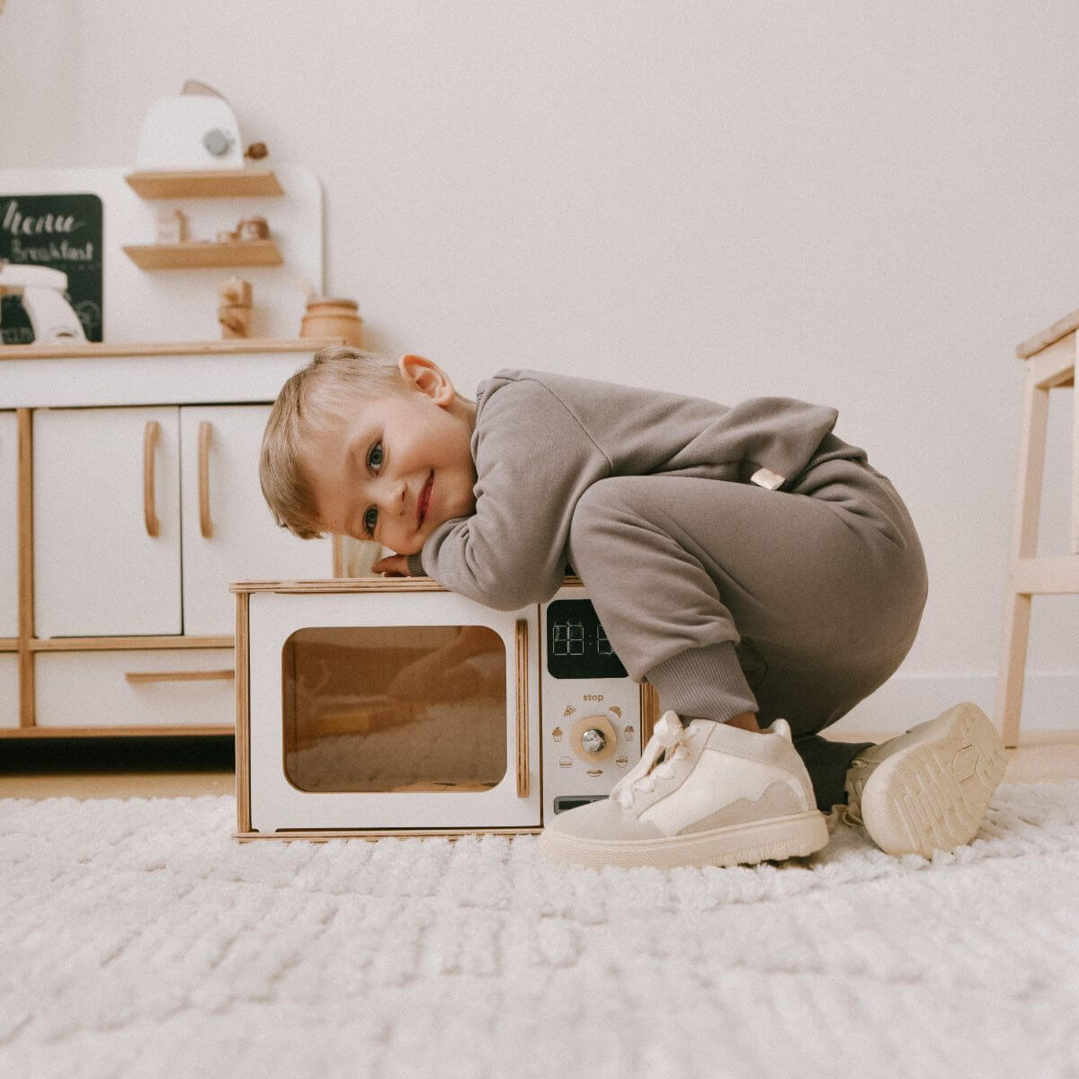 Wooden Microwave Toy