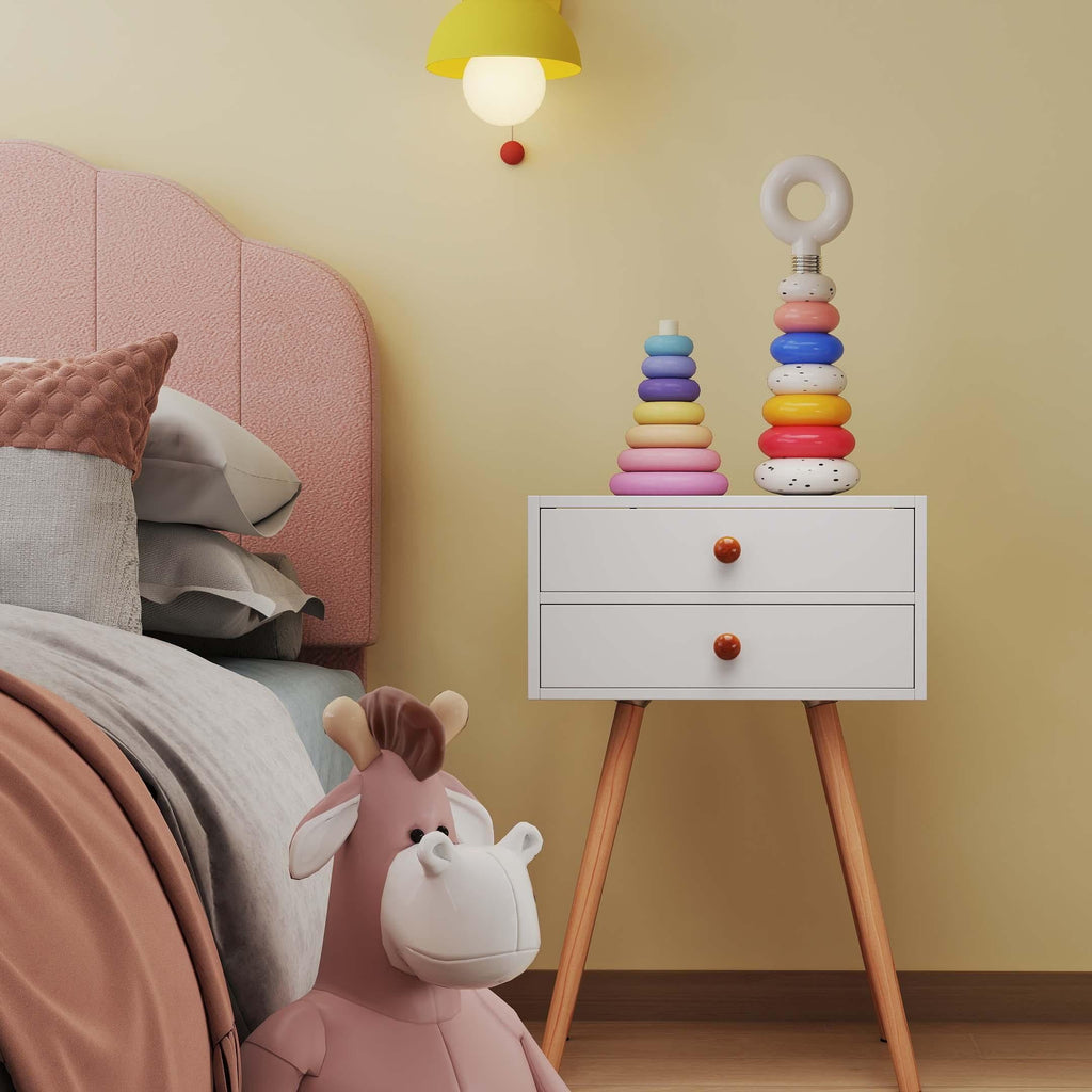 Dreamland Pink Twin Bed & Rocking Chair Bundle