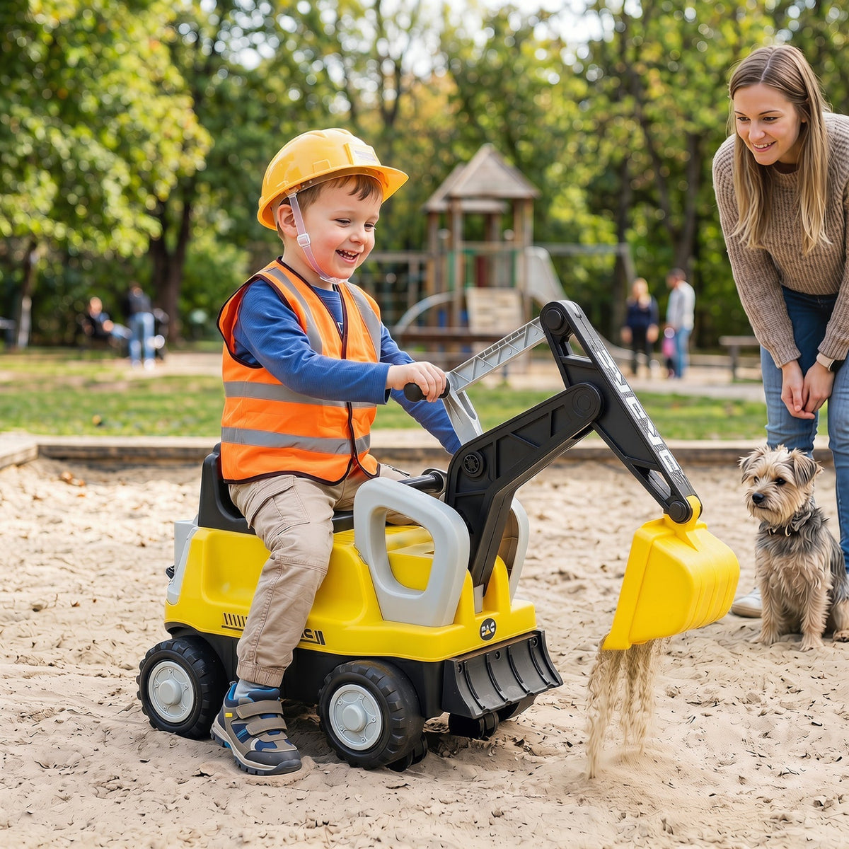 Little Digger Tractor & Trailer