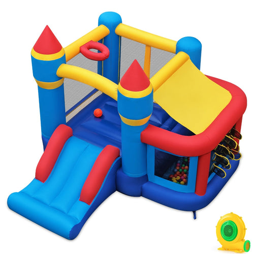 Bounce House with Slide & Ball Pit