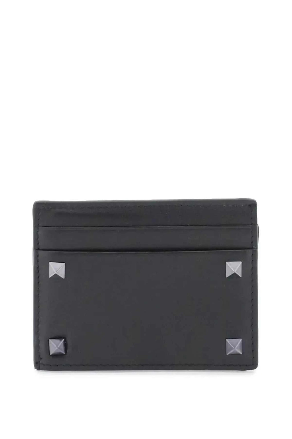 VALENTINO GARAVANI Mini Leather Rockstud Card Holder - Maven Couture IncSMALL LEATHER GOODS