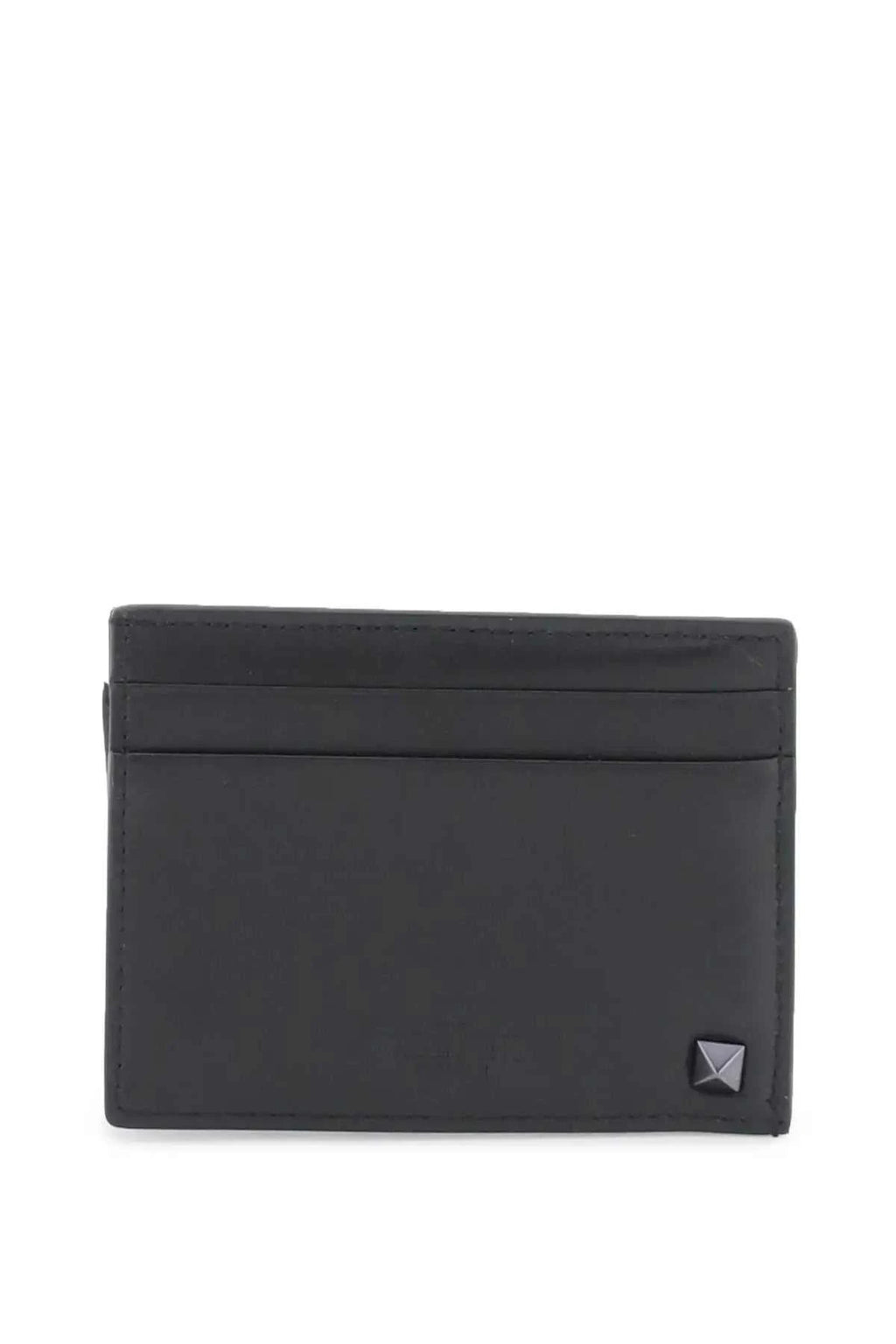 VALENTINO GARAVANI Mini Leather Rockstud Card Holder - Maven Couture IncSMALL LEATHER GOODS
