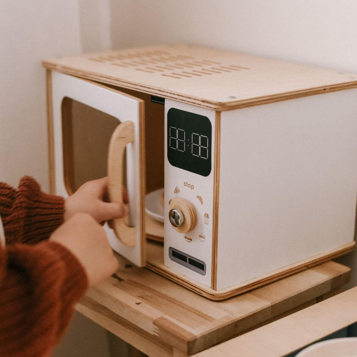 Wooden Microwave Toy