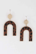 Women's Animal Print Arch Earrings BYMANYC ® New York CONTEMPORARY VIBRANT MODERN JEWELRY - New Collection