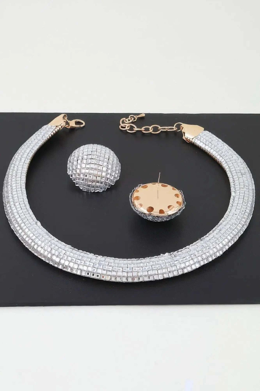 Women's Necklace Set Choker BYMANYC ® New York TRIBECA DISCO - New Collection