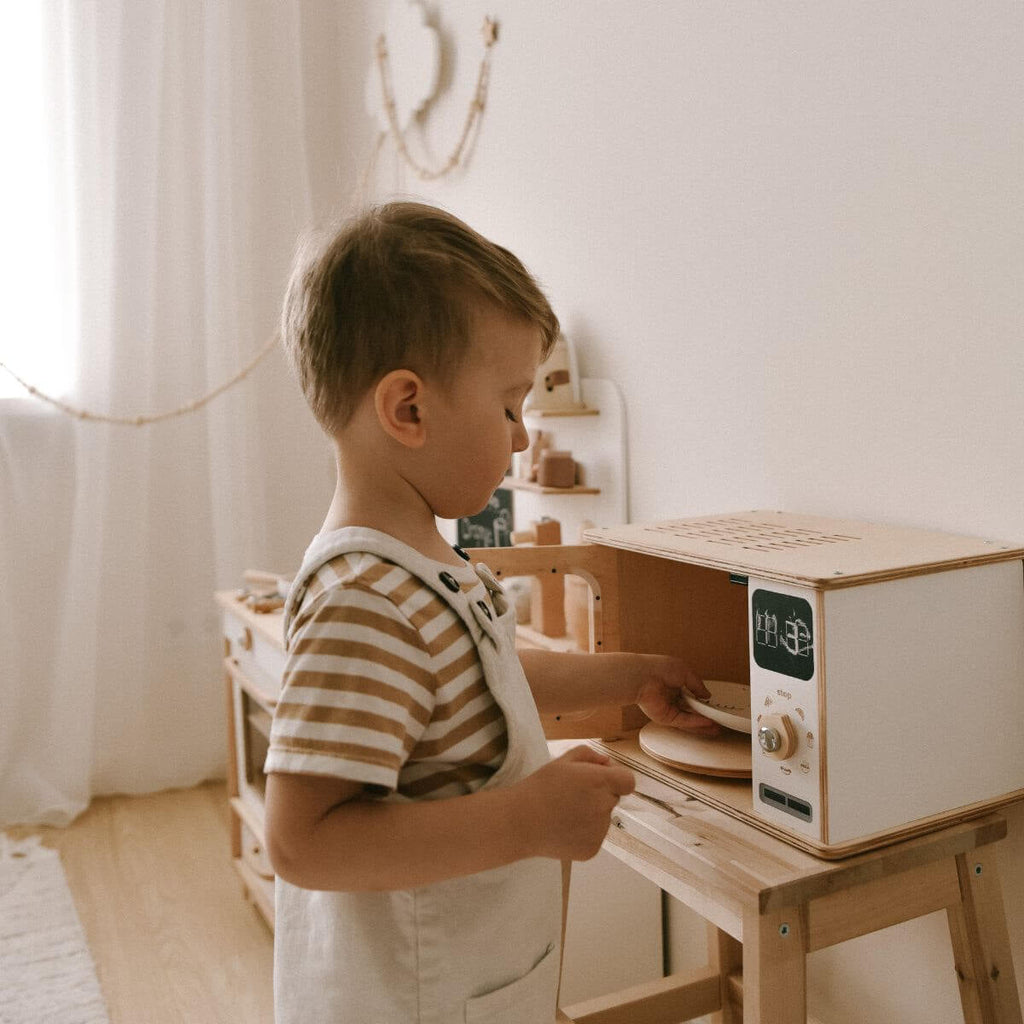 Wooden Microwave Toy