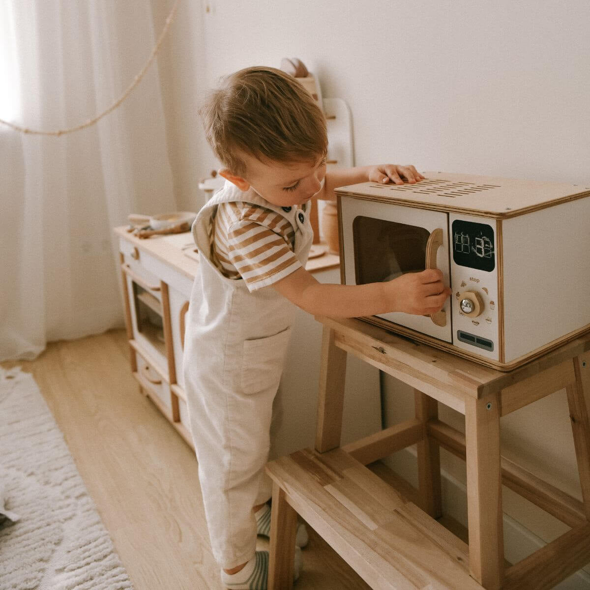 Wooden Microwave Toy