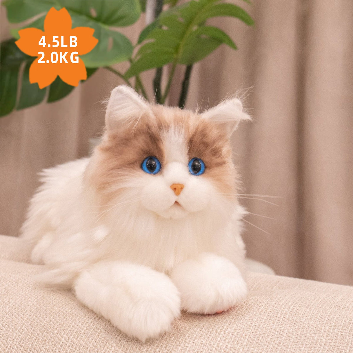 3 lb Ragdoll Weighted Plush – Weighted Cat Plush by Chongker, image 4 of 9